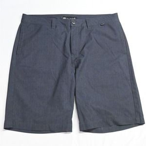 Travis Mathew 34 x 10" Dark Gray Dot Tech‎ Stretch Golf Shorts